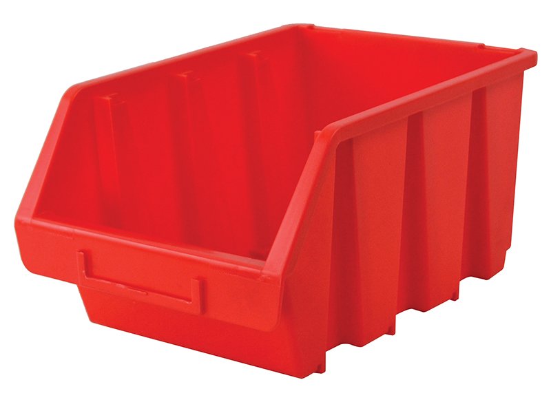 FAI INTERLOCKING STORAGE BIN SIZE 3 RED