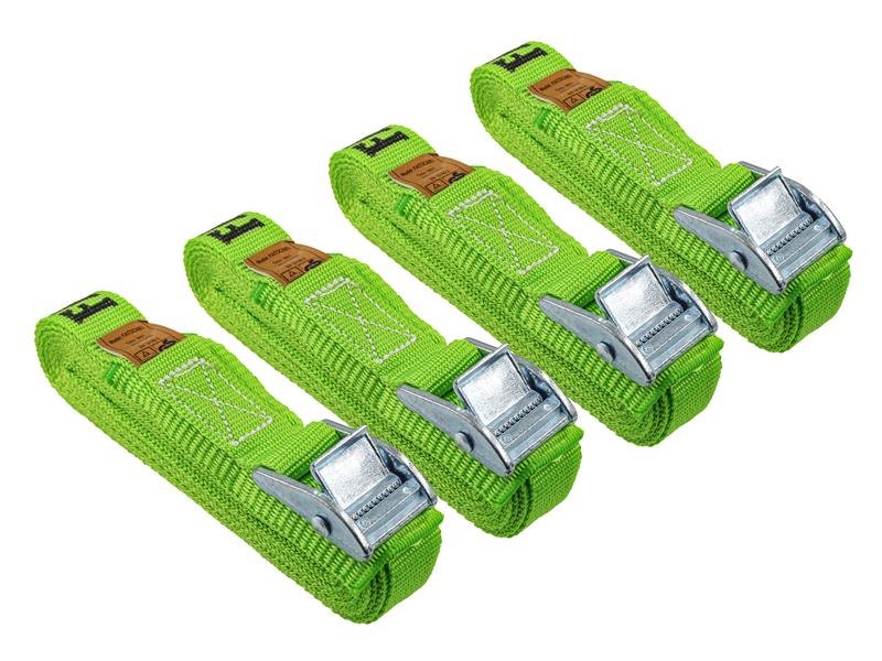 FAI CAM BUCKLE TIE-DOWNS 5M X 25MM, 4 PI