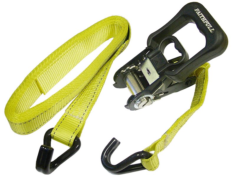 FAI RATCHET TIE-DOWNS J-HOOK 5M X 32MM B