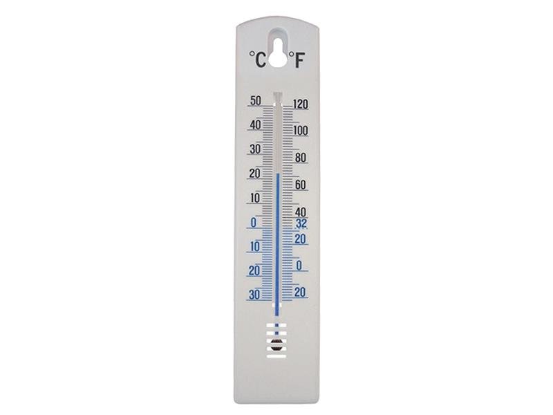 FAI WALL THERMOMETER - PLASTIC 200MM