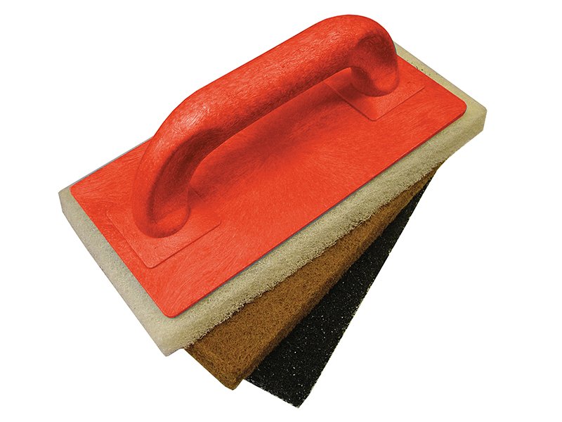 FAI SCOURING PAD HOLDER + FINE MEDIUM &