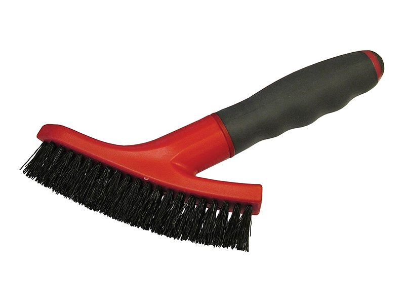 FAI GROUT SCRUBBING BRUSH SOFT GRIP HAND