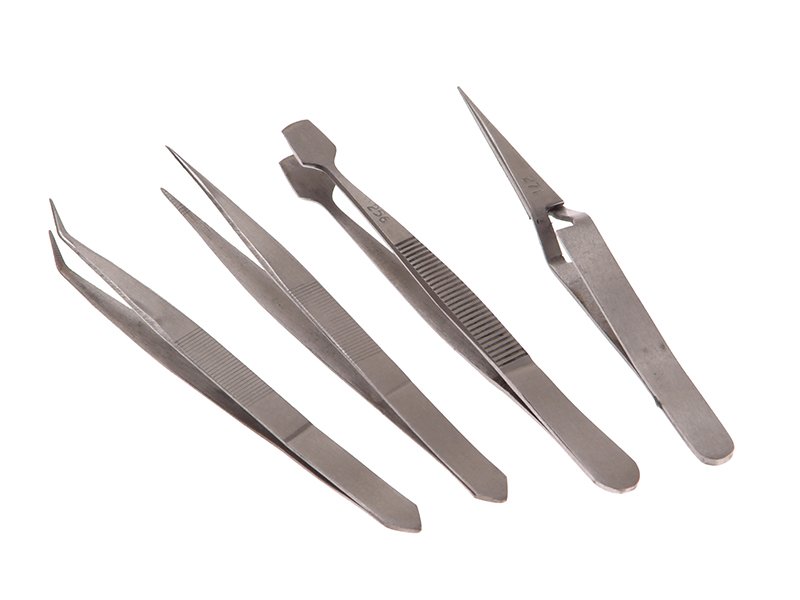 FAI TWEEZER SET, 4 PIECE
