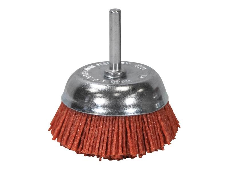 FAI NYLON CUP BRUSH 65MM X 6MM SHANK