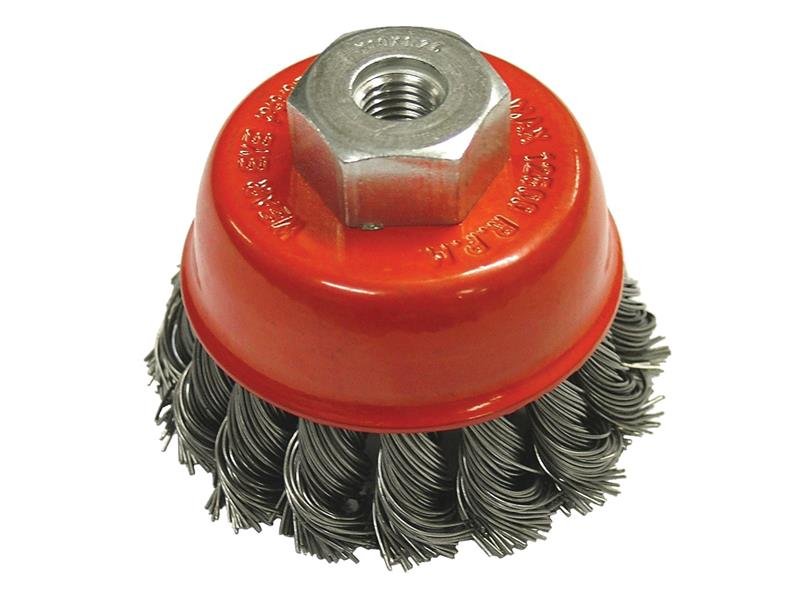 FAI WIRE CUP BRUSH TWIST KNOT 65MM M10X1