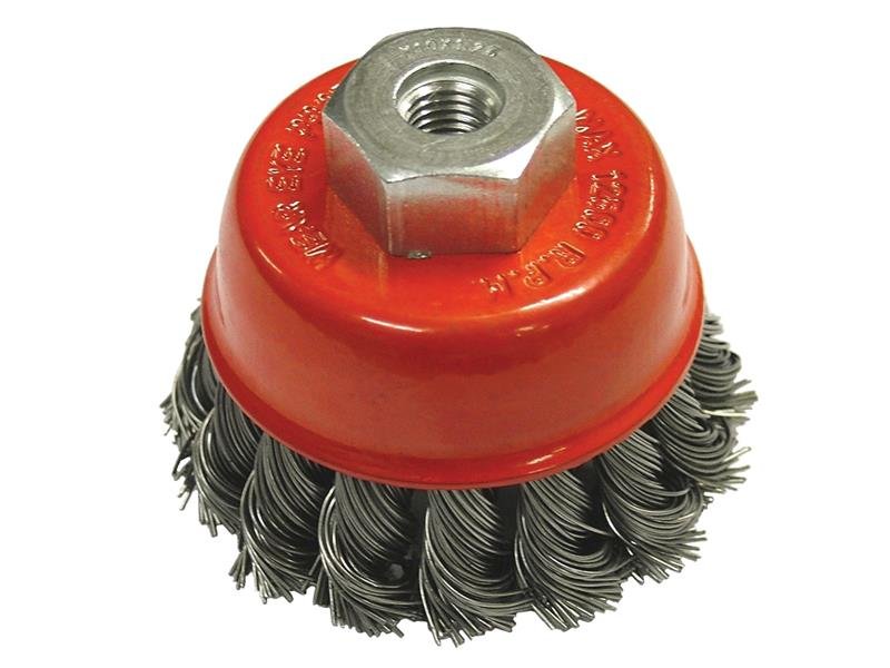 FAI WIRE CUP BRUSH TWIST KNOT 65MM M10X1