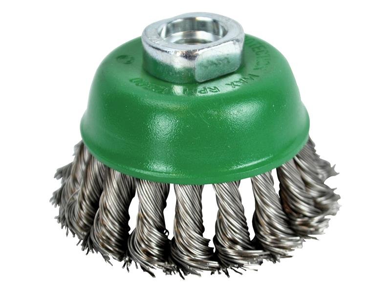 FAI WIRE CUP BRUSH TWIST KNOT 65MM M14X2