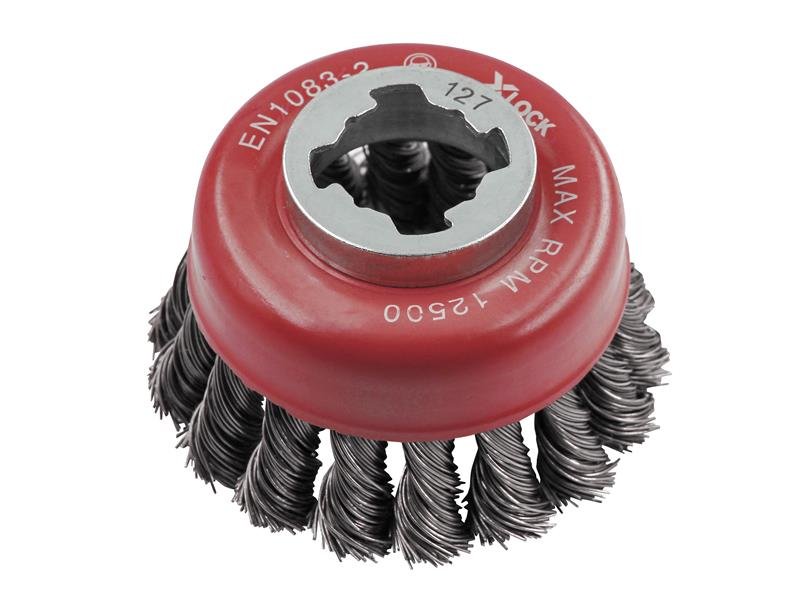 FAI X-LOCK WIRE CUP BRUSH TWIST KNOT 75M