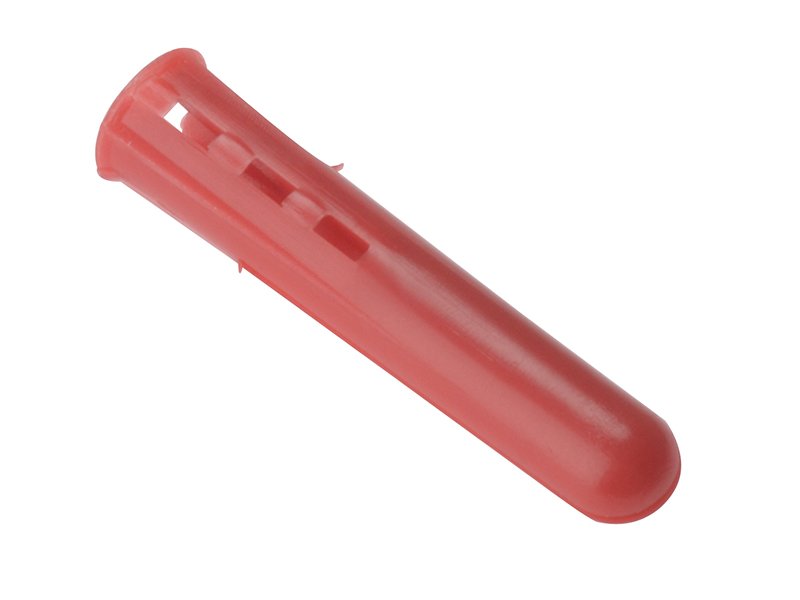 FOR PLASTIC WALL PLUGS RED NO.6-8 BOX 10