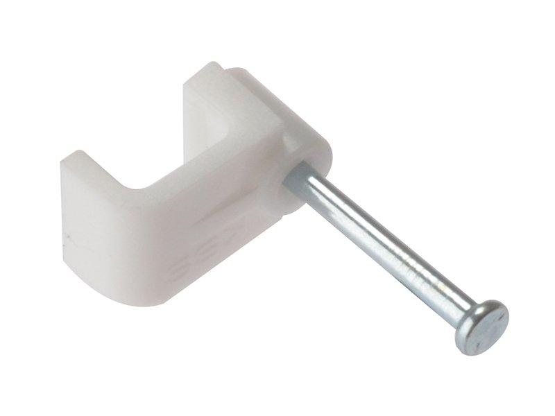 FOR CABLE CLIP FLAT WHITE BELLWIRE BOX 1