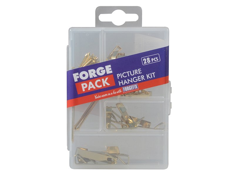 FOR PICTURE HOOK KIT FORGEPACK, 28 PIECE