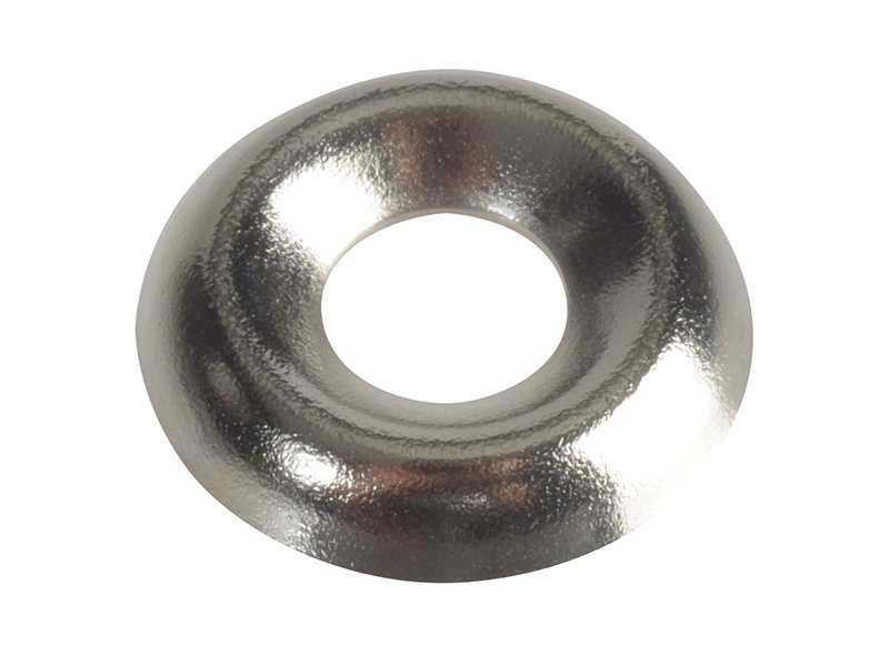 FOR SCREW CUP WASHER NICKLE PLATED NO.8