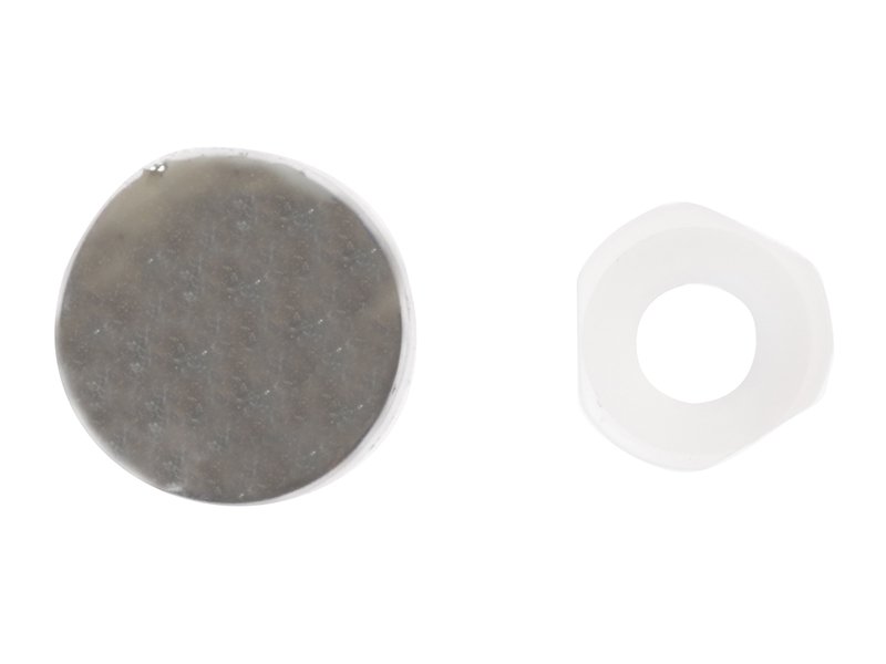 FOR DOMED COVER CAP CHROME COLOURED NO.