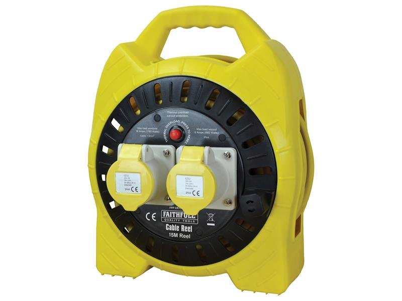 FPP SEMI-ENCLOSED CABLE REEL 110V 16A 2-