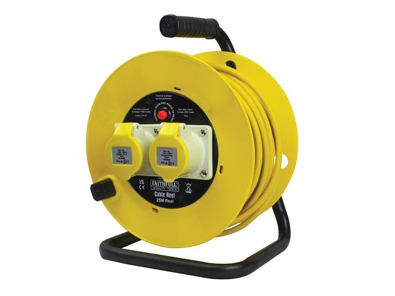 FPP OPEN DRUM CABLE REEL 110V 16A 2-SOCK