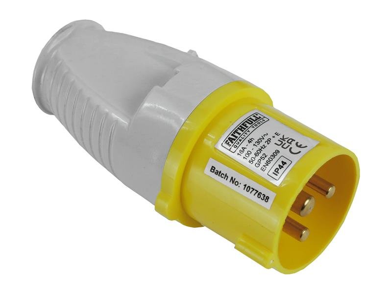 FPP YELLOW PLUG 16A 110V