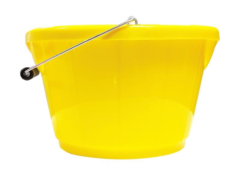 GOR B4 SHALLOW BUCKET YELLOW 10 LITRE