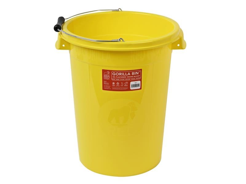 GOR PLASTERERS MIXING BUCKET YELLOW 30 L