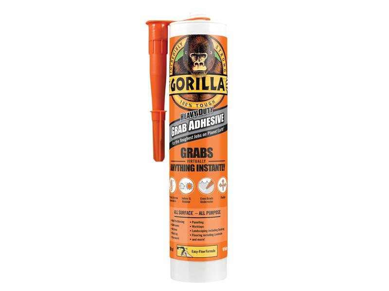 GRG GORILLA HEAVY-DUTY GRAB ADHESIVE WHI