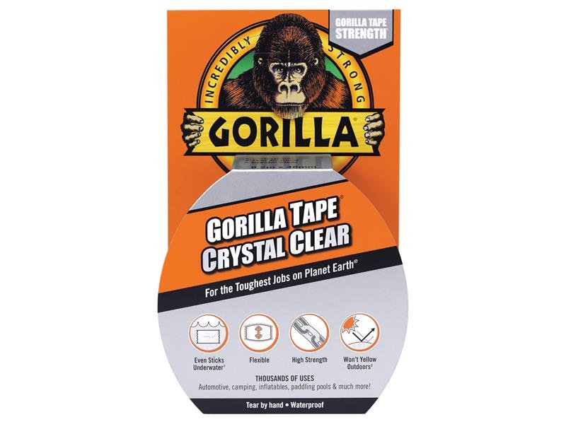 GRG GORILLA TAPEÂ® 48MM X 8.2M CRYSTAL C