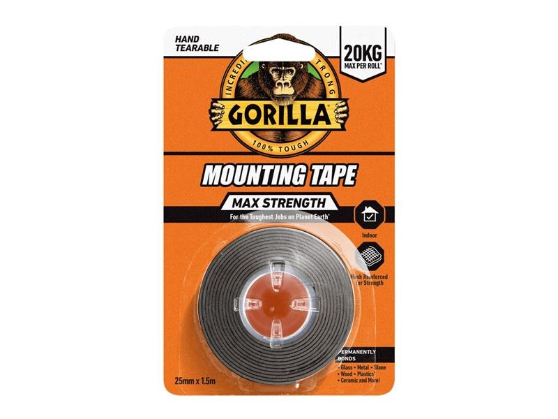 GRG MAX STRENGTH INDOOR MOUNTING TAPE 25