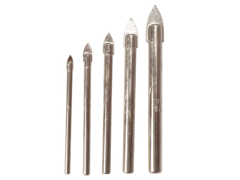 IRW GLASS & TILE DRILL BIT SET OF 5
