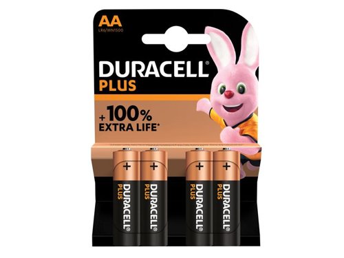 Duracell+AA+Cell+Plus+Power+%2B100%25+Batter