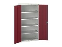 BOT VERSO 4 SHELF CUPBOARD 1050MM CRIMSO