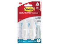 COM MEDIUM BATHROOM HOOKS (PACK 2)