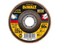 DEW EXTREME FLAP DISC 115 X 22.2MM 80G