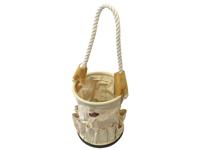 FAI CANVAS TOOL BUCKET WITH ROPE HANDLE