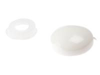 FOR DOMED COVER CAP WHITE NO. 6-8 BAG 25