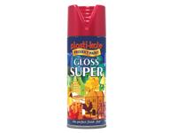 PKT GLOSS SUPER SPRAY BRIGHT RED 400ML