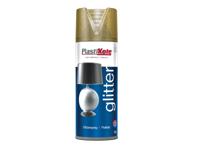 PKT GLITTER EFFECT SPRAY GOLD 400ML