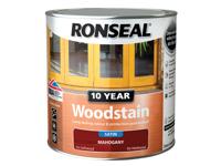 RSL 10 YEAR WOODSTAIN MAHOGANY 2.5 LITRE