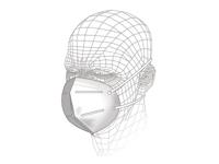 VIT FOLD FLAT RESPIRATOR P1 (PACK 3)