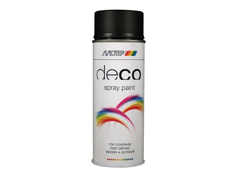 MOT DECO SPRAY PAINT MATT RAL 9005 DEEP