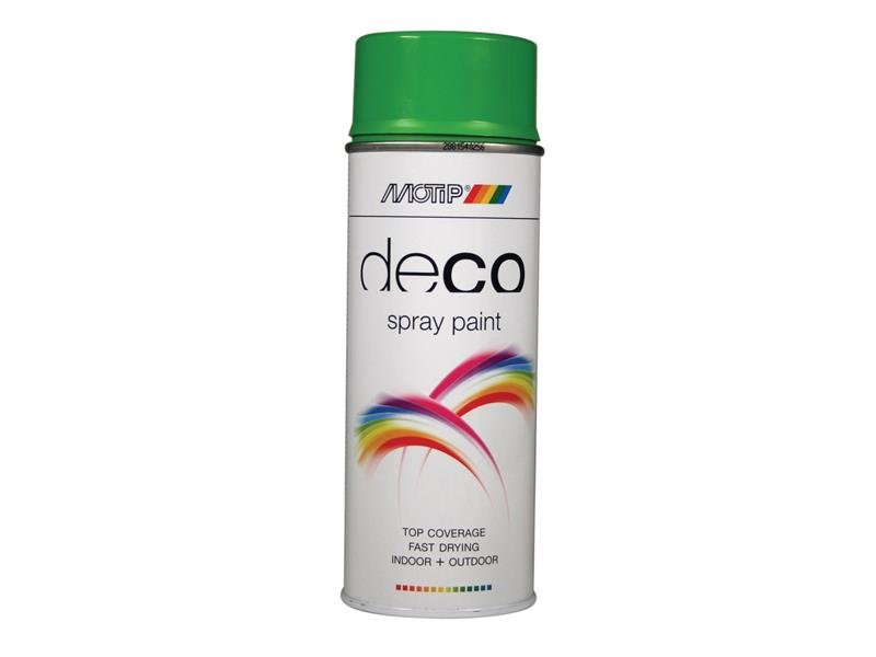 MOT DECO SPRAY PAINT HIGH GLOSS RAL 6018