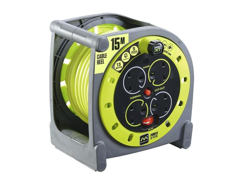 MST PRO-XT CASE CABLE REEL 240V 13A 4-SO