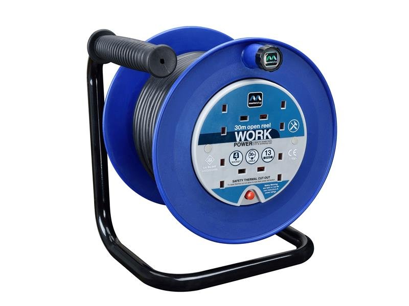 MST HEAVY-DUTY CABLE REEL 240V 13A 4-SOC