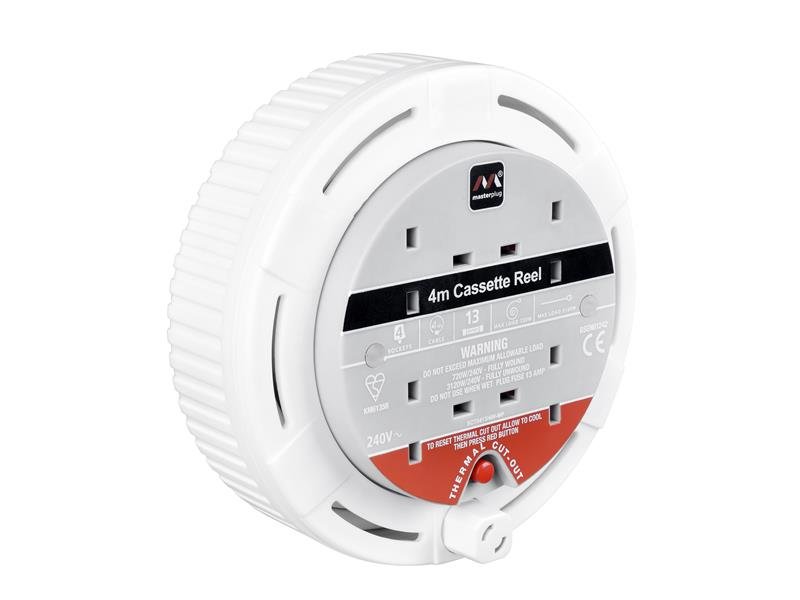 MST CASSETTE CABLE REEL 240V 13A 4-SOCKE