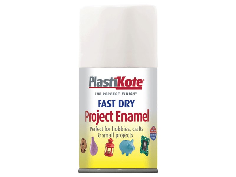 PKT FAST DRY ENAMEL AEROSOL GLOSS WHITE