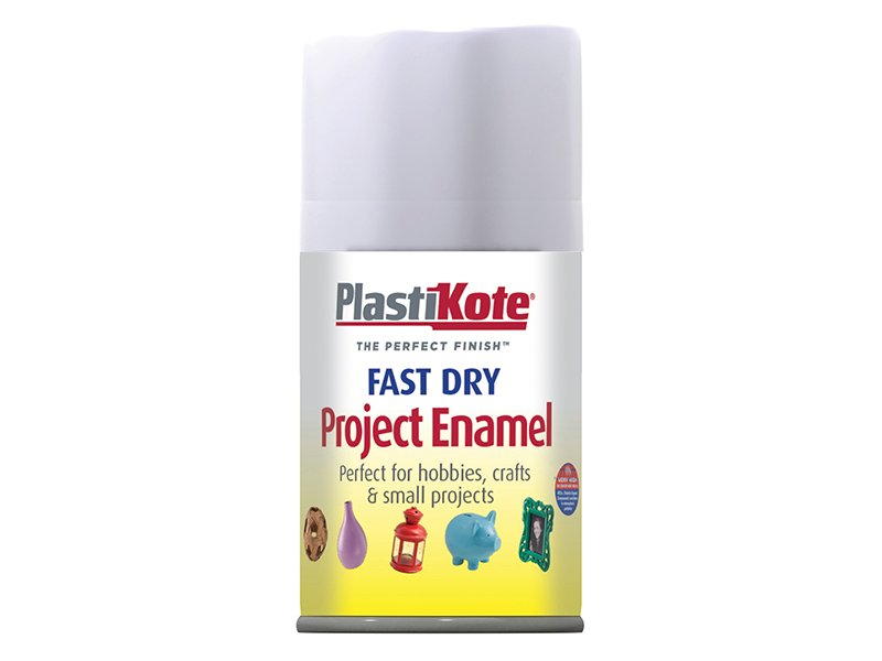 PKT FAST DRY ENAMEL AEROSOL MATT WHITE 1