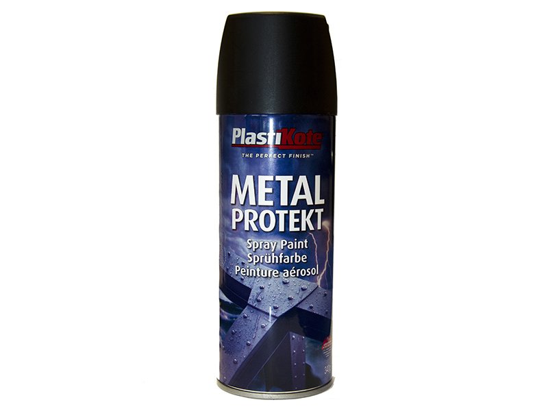 PKT METAL PROTEKT SPRAY MATT BLACK 400ML