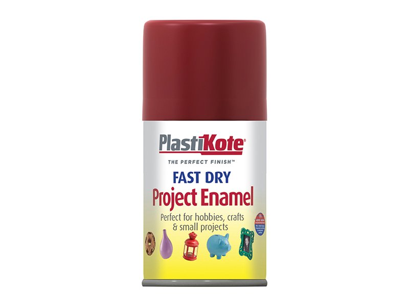 PKT FAST DRY ENAMEL AEROSOL METALLIC RED