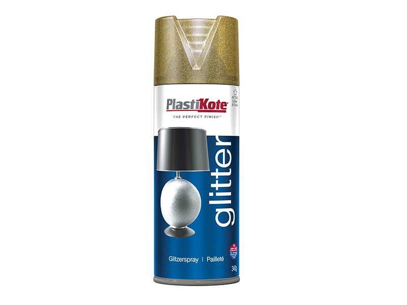 PKT GLITTER EFFECT SPRAY GOLD 400ML