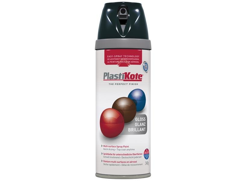 PKT TWIST & SPRAY GLOSS BLACK 400ML