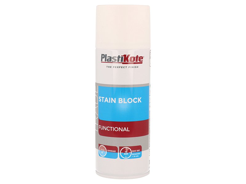 PKT TRADE STAIN BLOCK SPRAY PAINT WHITE