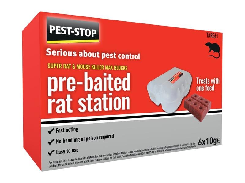 PRC SUPER RAT & MOUSE KILLER WAX BLOCK P