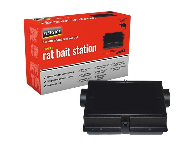 PRC PLASTIC RAT BAIT STATION